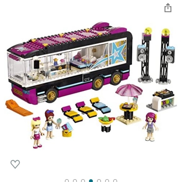LEGO Friends 41106 Pop Star Tour Bus Building Kit - Picture 3 of 11